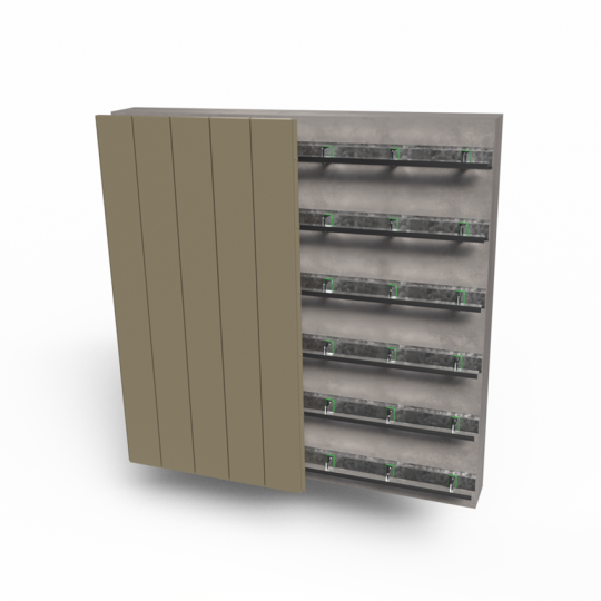 Skyline Aluminium Rainscreen Cladding Secret Fix Panel Profile