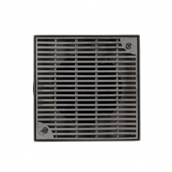 Harmer 225mm x 225mm Square Heel Proof Stainless Steel Grate/Bezel