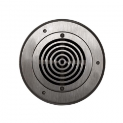 Harmer 200mm Circular Bezel - Concentric Ring Grate - Vinyl Floor