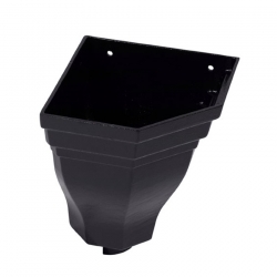 Alumasc Heritage Cast Aluminium Large Corner Rainwater Hopper Head