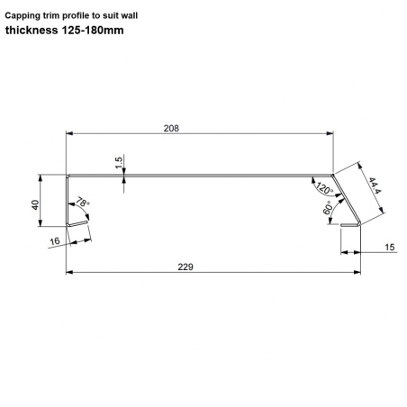 Skyline Aluminium Capping...