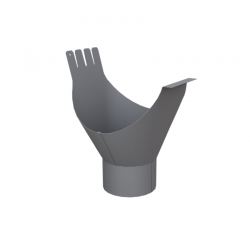 Lindab Aluminium Half Round Gutter Outlet