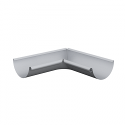 Lindab Aluminium Half Round Internal Gutter Angle 90 Degrees