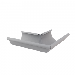 Lindab Aluminium Half Round External Gutter Angle 135 Degrees