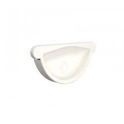 Lindab Aluminium Half Round Gutter Self Locking Stop End