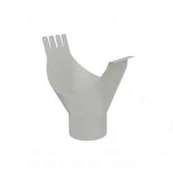 Lindab Aluminium Half Round Gutter Outlet