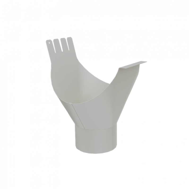 Lindab Aluminium Half Round Gutter Outlet