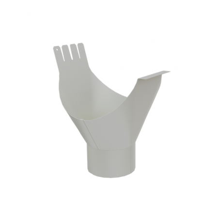 Lindab Aluminium Half Round Gutter Outlet