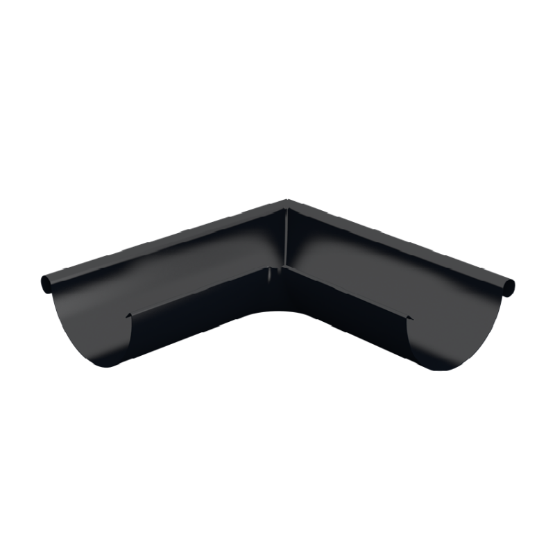 Lindab Aluminium Half Round External Gutter Angle 90 Degrees