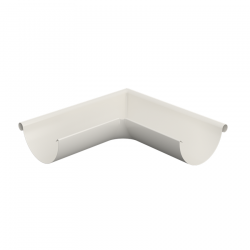 Lindab Aluminium Half Round External Gutter Angle 90 Degrees