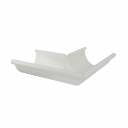 Lindab Aluminium Half Round External Gutter Angle 135 Degrees