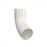 Lindab Aluminium Downpipe Socketed Bend 70 Degrees