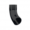 Lindab Aluminium Downpipe Socketed Bend 70 Degrees