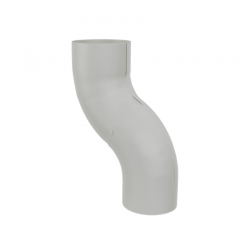 Lindab Aluminium Downpipe Fixed Offset