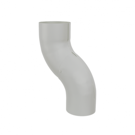 Lindab Aluminium Downpipe Fixed Offset