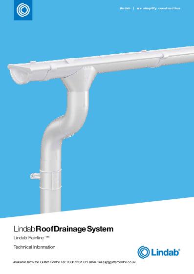Lindab Half Round Steel Guttering Technical Guide