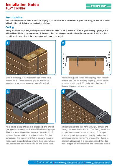 Trueline Aluminium Coping Installation Guide
