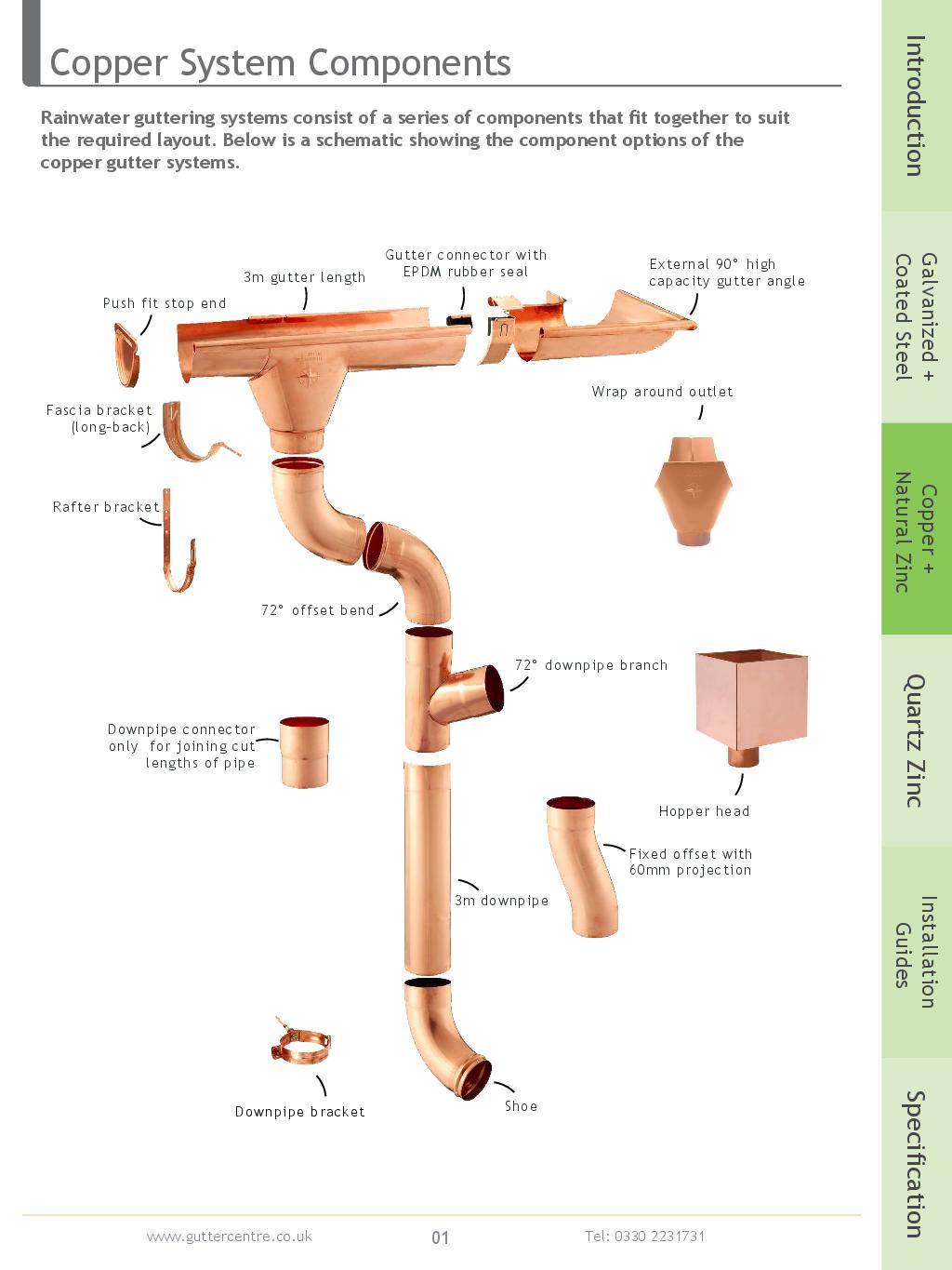 Alumasc Copper Guttering Product Guide
