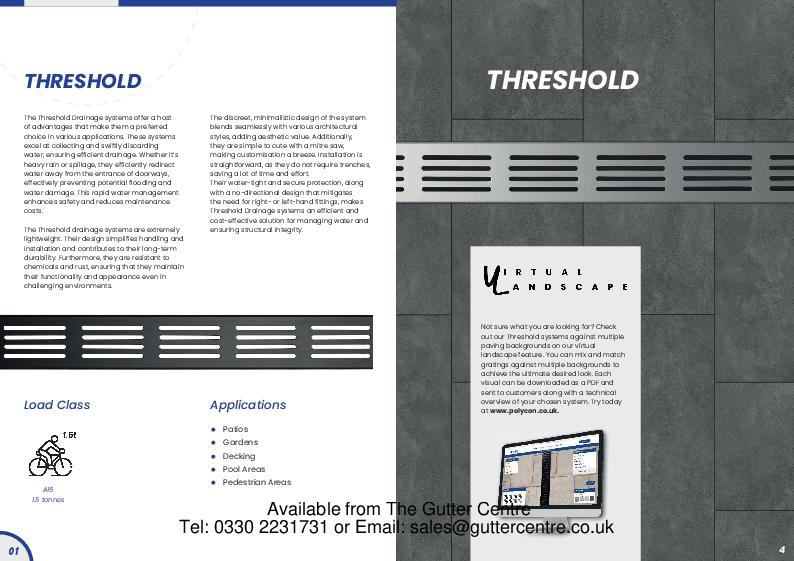 GC Threshold A15 Channels Product Guide