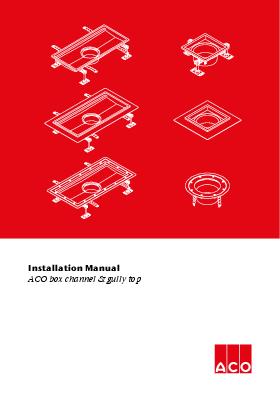 ACO Hygiene First Installation Guide 2