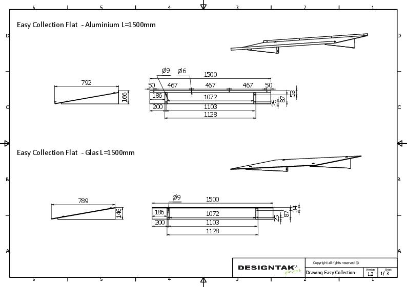 GC Metal Canopies Product Drawing