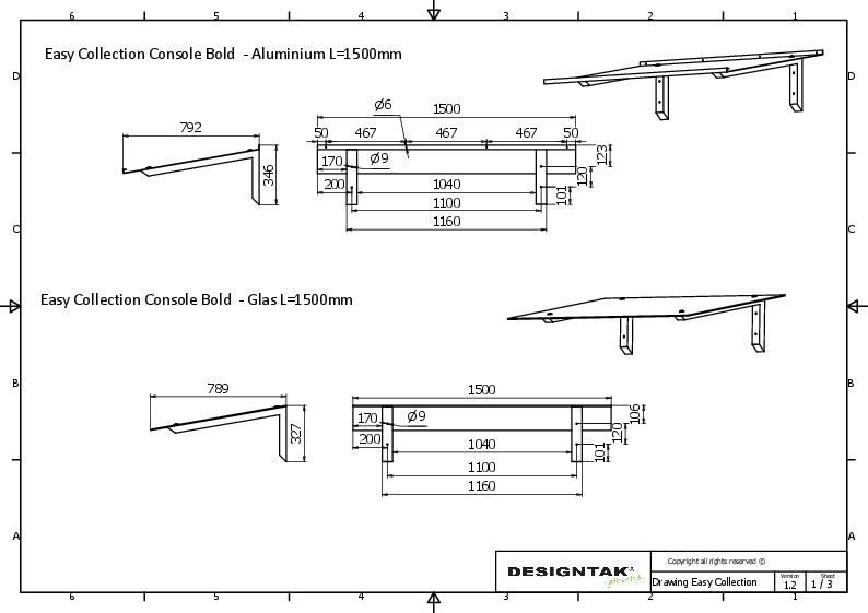 GC Metal Canopies HD Product Drawing