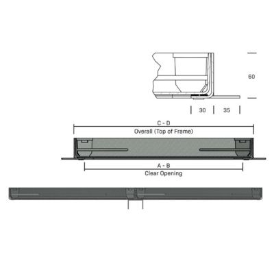 GC Multi Use Access Covers Recessed Tray Twin Data Sheet