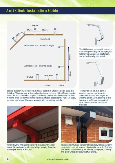 Alumasc Skyline Anti Climb Fascia Installation Guide