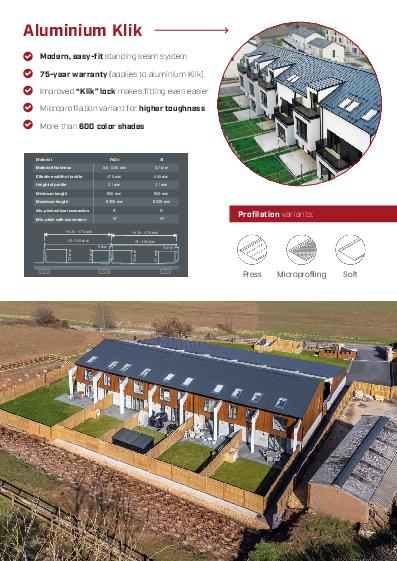 GC Aluminium Standing Seam Roofing Product Guide