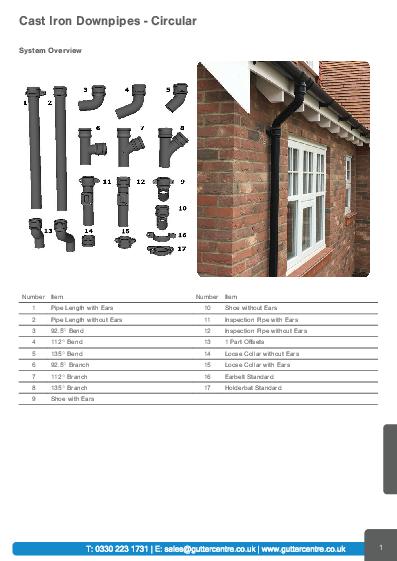 GC Circular RW Cast Iron Pipes Technical Guide