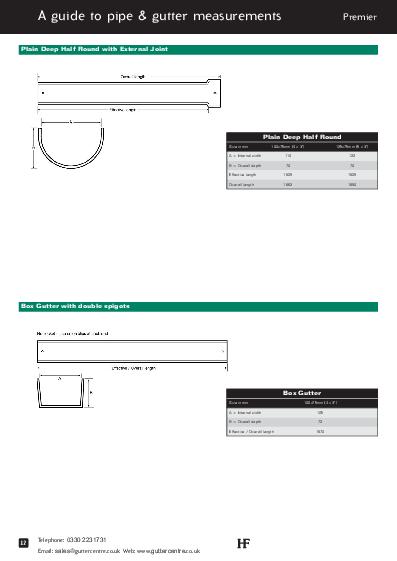 Hargreaves Box Cast Iron Guttering Product Guide