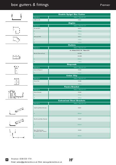 Hargreaves Box Cast Iron Guttering Technical Guide