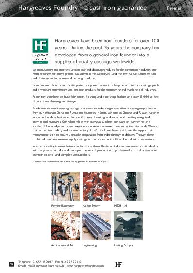 Hargreaves Cast Iron Warranty