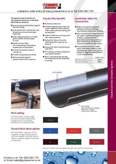 Pam Building Cast Iron Colour Guide