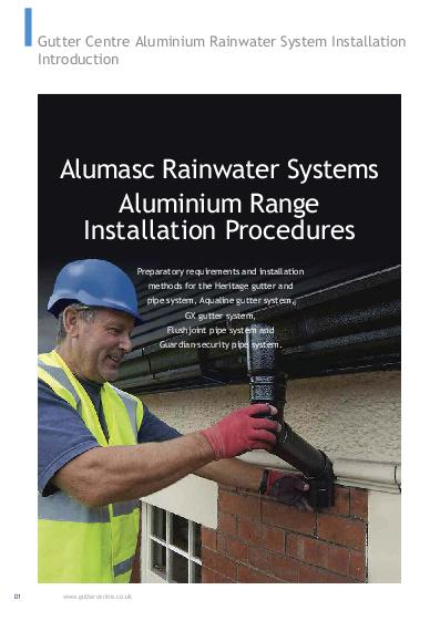 Alumasc Cast Aluminium Guttering Installation Guide