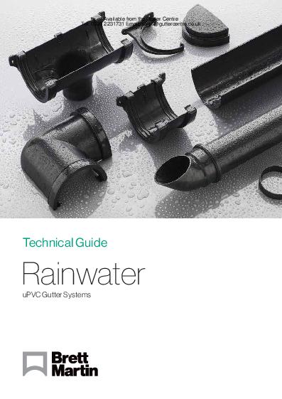 Brett Martin 65mm Square PVC Downpipes Technical Guide