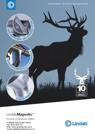Lindab Circular Galvanised Downpipes Product Guide