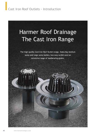 Harmer Roof Cast Iron Outlets Technical Guide