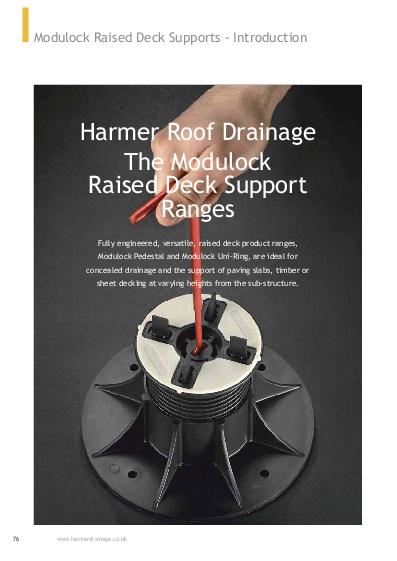Harmer Raised Deck Supports Technical Guide