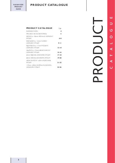 Brett Martin 110mm Circular PVC Downpipes Product Guide