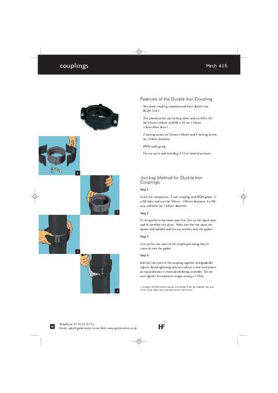 Hargreaves Mech 416 Soil Installation Guide