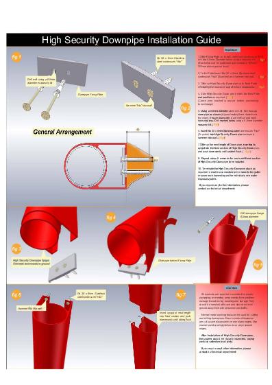 GC Security Aluminium Downpipes Installation Guide