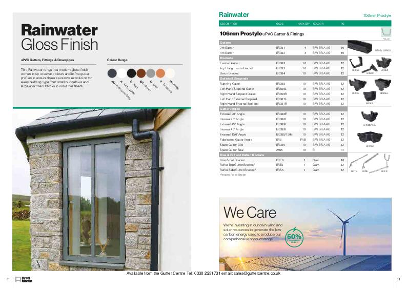 Brett Martin Guttering Product Guide