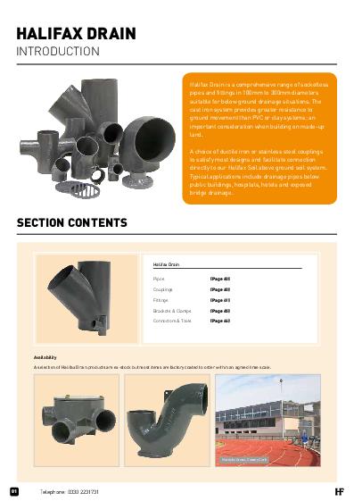 Hargreaves Halifax Drains Product Guide