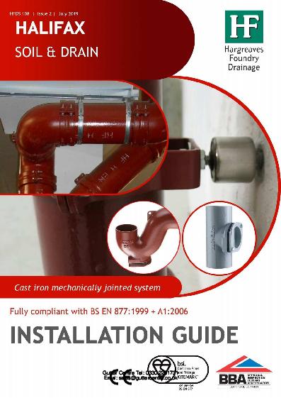 Hargreaves Halifax Soil & Waste Pipes Installation Guide