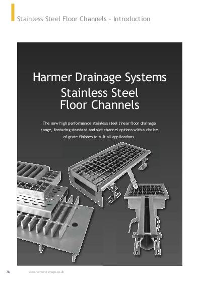 Harmer Modular 135 Stainless Steel Channels Product Guide