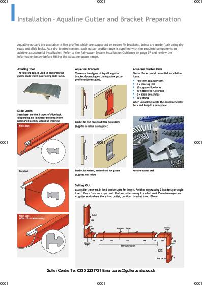 Alumasc Commercial Aluminium Guttering Installation Guide