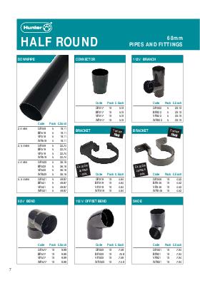 Half Round Product Guide