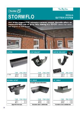 Hunter Stormflo PVC Guttering Product Guide