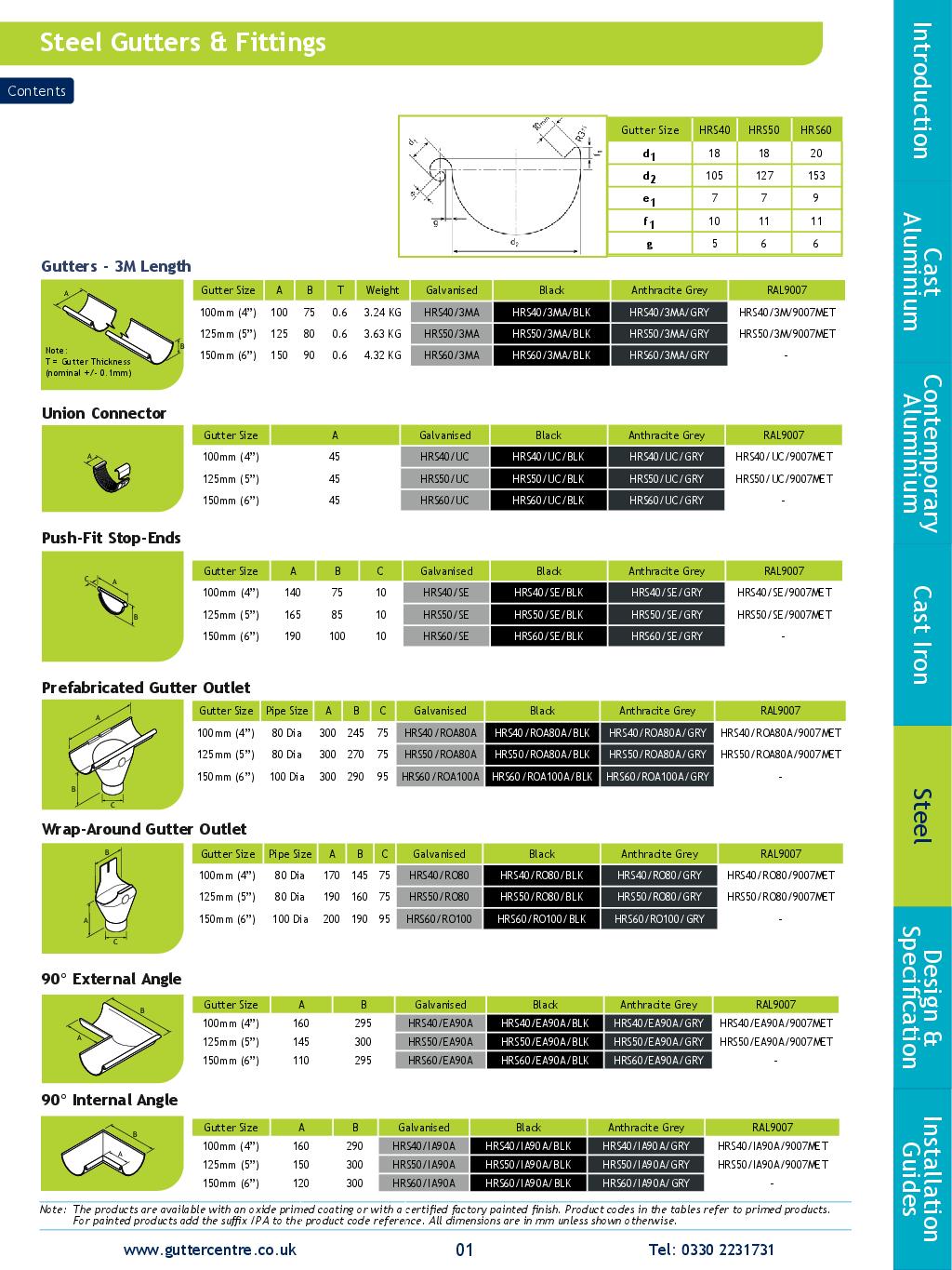 Alumasc Steel Downpipes Technical Guide